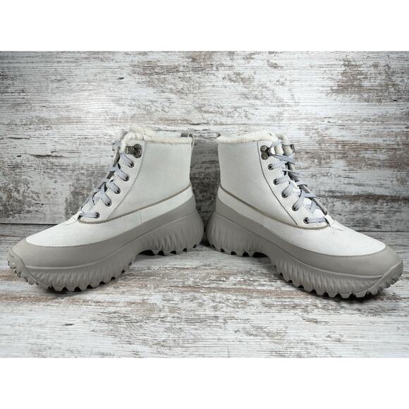 Women's Cole Haan 5.Zerogrand Flurry Hiker Gray Waterproof Winter Boots Sz 8.5B - Picture 7 of 9